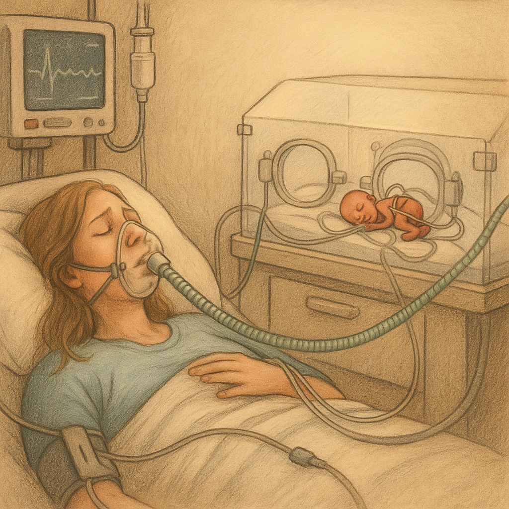När kroppen inte hänger med – en mammas verklighet efter förlossning och sepsis.
